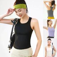 ราคา (YOGA-652) Lycra Yoga Vest เสื้อบราโยคะ เสื้อกล้ามฟิตเนส มีฟองน้ำ สปอร์ตบราแบบเสื้อกล้าม (1733721300890977386)