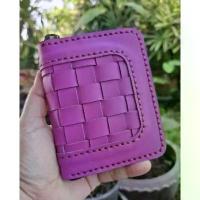 ราคา กระเป๋าสตางค์ หนังแท้สาน ใบสั้น ซิปรอบ สานมือ เย็บมือ100% จัดส่งจากกทม (1733213938836539105)