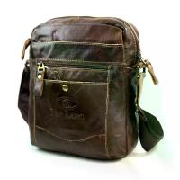 ราคา [จัดส่งทันที] Chinatown Leather กระเป๋าสะพายหนังแท้ ผู้ชาย สีน้ำตาล แนวตั้ง BREN (1733795526915622213)