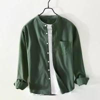 ราคา เสื้อเชิ้ตคอจีน/แขนยาว Oxford Collection - เสื้อเชิ้ตผู้ชายสีพื้น เสื้อเชิ้ตทำงาน ดํา หญิง ซับ ขาว แฟชั่น ชุด ใส่ เล่น สงกรานต์ กล้าม สาว อวบ (1733100367052507078)