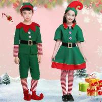 ราคา [COD] [Tiktok]jqk ชุดคริสมาสต์เด็ก ชุดแฟนซีเด็ก มี2แบบ ผู้ชายและผู้หญิง (สีเขียว)(สีแดง) รุ่น MM020 (1734367787982488587)