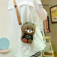 ราคา กระเป๋าสะพายไหล่หมีซิลิโคนน่ารัก| ลายการ์ตูน สายปรับได้ ปิดด้วยซิป มีซับใน มีสีชมพู สีเขียวขี้ม้า สีกาแฟ สีเหลือง (1734174228613727549)