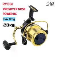 ราคา RYOBI REEL PROSKYER NOSE POWER BG, เครื่องปั่นและเซิร์ฟ, Longcast, เครื่องปั่น, ตลับลูกปืน 4 ตัว, สแตนเลสป้องกันการกัดกร่อน, ลากสูงสุด 20 กก., ตัวเครื่องอลูมิเนียมอัลลอยด์, เหมาะ (1732895280085697613)