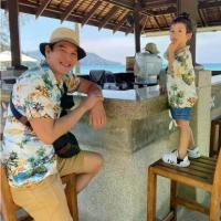 ราคา 【จัดส่งทันที】 Roaming HR03 เสื้อฮาวาย ผ้าเรยอนญี่ปุ่น เสื้อครอบครัว เด็ก&ผู้ใหญ่ Hawaiian aloha Shirts [บลูฮาวาย] (1732833249378469211)