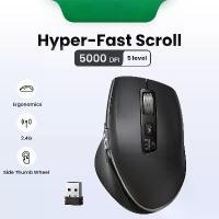 ราคา Hyper-Fast Scroll Wireless Mouse Bluetooth 5.4 2.4G Ergonomic 5000DPI for MacBook Tablet Laptops Computer PC Mice razer เมาส์ ทูธ บลู เม้า ส์ (1733906217035990541)