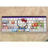 ราคา Hello Kitty ปุ่มกดแบบจำลองแมวคิตตี้, พิมพ์ด้านข้างเดิม, โปร่งแสง, วัสดุ PBT, ระเหิด, มูลค่าสูง คีย์บอร์ด มี จอ เปลี่ยน ภาพ ได้ สีนวล 500 elecfox inky75 keyboard rapoo 350 mouse d (1731741862579504872)