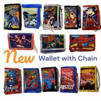 ราคา กระเป๋าสตางค์โซ่เด็ก ลายสไปเดอร์แมน/ อเวนเจอร์/ มิกกี้ เมาส์/ เบ็นเท็น Kids Wallet with chain (Spiderman/ Avenger/Mickey Mouse/ Ben 10)) สินค้าขายดี (1734133428466123779)