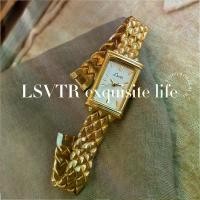 ราคา นาฬิกาชนกลุ่มน้อยสำหรับผู้หญิง, Lsvtr, สไตล์วินเทจฝรั่งเศส, ขนาดกลางและโบราณ, ราคาไม่แพง, สีน้ำตาลและสีทอง, สง่างาม, [130] ที่ แซะ เล็บ ขบ อย่าง ดี เครื่อง อบ (1731903257414698259)