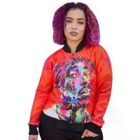 ราคา เสื้อแจ็คเก็ตสตรี, NY6014, เสื้อผ้าผู้หญิงส่งออก, สไตล์ยุโรปและอเมริกา, เทศกาลดนตรีร็อค, แจ็คเก็ตพิมพ์ลายสไตล์ฮิปฮอป, แจ็คเก็ตเบสบอล, ไม่ละเมิดลิขสิทธิ์ เสื้อ เเจ็คเก็ต (1731766685805807356)