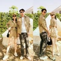ราคา ชุด​คู่​ เซตแคมปิ้ง เสื้อเชิ้ต+กางเกงขาสั้น VSM (1734244138189555447)