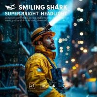 ราคา 【Tadi 8021】ไฟฉายคาดศีรษะสว่างมาก Smiling Shark รุ่น M80 ความสว่าง 10,000 ลูเมน ไฟฉายคาดศีรษะพลังแรงสูง แสงสีเหลืองและขาว หน้าจอแสดงพลังงาน ชาร์จผ่าน USB ซูมได้ เหมาะสำหรับกิจกรรม (1733489262822524264)