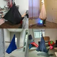 ราคา เปลสนามยิมยืดหยุ่น ขนาด 1.5×2.8 เมตร สำหรับใช้ในร่มและกลางแจ้ง (รวมฮาร์ดแวร์สำหรับติดตั้ง) เปลโยคะแบบแขวนปรับระดับได้สำหรับผู้ใหญ่ ช่วยบำบัด เปลผ้าทอแบบยืดหยุ่นEmbrace the Swing (1734183145809544990)