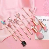 ราคา ชุดแปรงแต่งหน้า ขนไฟเบอร์ ด้ามโลหะ อายแชโดว์ บลัชออน แป้ง คิ้ว เซเลอร์มูน เครื่องมือแปรงแต่งหน้า (1733661503553766437)