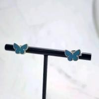 ราคา ต่างหูผีเสื้อ แฟชั่น ประดับด้วยเทอคอยซ์ สีฟ้า ทองคำขาว 18K (1733083979416438673)