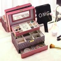 ราคา กล่องเครื่องประดับเจ้าหญิงสไตล์ยุโรป ต่างหูเกาหลี แหวน สร้อยคอ ออแกไนเซอร์ กล่องเก็บเครื่องประดับกำมะหยี่ ถาดจัดเก็บเครื่องประดับ (1733279117556090456)