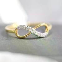 ราคา [DR896] แหวน infinity เพชรแท้ ทอง 9K เพชรแท้รวม 0.08 กะรัต 9 เม็ด น้ำหนักทอง 1.11 g. ไซต์พร้อมส่ง #55 (1731668569350243558)