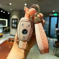 ราคา สำหรับซองใส่กุญแจรถหนังพรีเมี่ยม Mercedes-Benz C180 C200 C300 E200 E300 E350 S400 S320 S450 S560 GLC200 GLC300 GLE350 GLE450 ซองใส่กุญแจรถ กระเป๋าหนัง แหวน อะไหล่รถยนต์ Car รถจักร (1730129946500041481