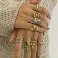 ราคา แหวนงูเหล็กกล้าไร้สนิมสไตล์ยุโรปและอเมริกา แหวนเปิดหรูหรา เครื่องประดับไทเทเนียม แหวน แฟชั่น (1733655053097403640)