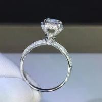 ราคา Moissanite ring 1ct/2ct silver ชุบทอง แหวน ดีไซน์หัวใจและลูกศรแปดอัน พร้อมแปดหัวใจและการออกแบบรูปหัวใจเอวสูง แหวนผู้หญิงแฟชั่น , การออกแบบที่พิมพ์ลาย,,D-VVS1,ใบรับรอง GRA, J062 (1731184857444550810)