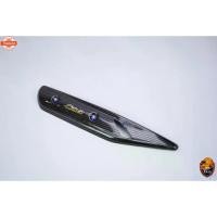 ราคา เหล็กกันร้อน ังท่อ, ฝาครอท่อ WAVE 125 I 2018 น๊อต+แหวน ลายเคฟล่าสาน 5D งานหนา อย่างดี (1734262246084675319)