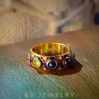 ราคา [COD] [Tiktok] แหวน พิรอดนพเก้า แหวนพิรอด แหวนเสริมดวง แหวนพลอยแท้เสริมความรักการงานการเงิน แหวนพลอยทับทิม ไพลิน มรกต แหวน อัญมณี นพเก้า หินมงคล หินนำโชค แหวนโบราณ แหวนทอง แหวน (1732760606832493570)