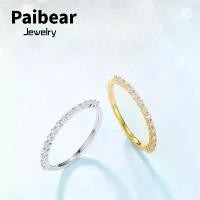 ราคา แหวนผู้หญิง เงิน S925 แหวน Moissanite แหวนชุบทอง 10K หรูหราและทันสมัย (1731465314711668837)