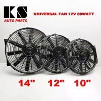 ราคา ✼พัดลมระบายความร้อน 10 12 14 นิ้ว 12V 24V โวลต์ 80 วัตต์ ใช้เอนกประสงค์สำหรับ แผงหม้อน้ำ แอร์ ร้อน และอื่น ๆ♝ (1733777497774392427)