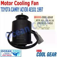 ราคา มอเตอร์ พัดลม คัมรี่ SXV10,20 ปี 1997 ถึง 2002 , โซลูน่า AL50 ปี 1996 ถึง 2001 , AE101 ,110 ,111,112 263500-1450 Cool Gear แท้ Motor Cooling Fan Condenser TOYOTA CAMRY , Soluna (1729937327804549143)