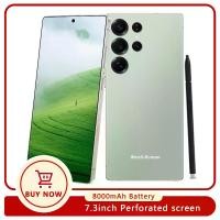 ราคา สำหรับ Samsung Galaxy S25 Ultra 5G สมาร์ทโฟน Android 8000mAh 8GB RAM 256G ROM โทรศัพท์ 7.3Inch 720x1600HD 16 + 32MP 4G 5G เครือข่ายโทรศัพท์มือถือ มือถือ ผ่อนสบาย มือ ถือ ใหม่ (1732358643643614859)