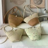 ราคา กระเป๋าสะพายข้างผ้าฝ้ายเชือกฟาง กระเป๋าใส่เหรียญ กุญแจ โทรศัพท์ กระเป๋าผ้าฝ้ายโปร่ง กระเป๋าสะพายข้างแบบสบายๆ น่ารัก (1733643771848787800)