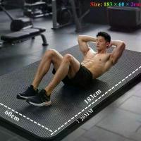 ราคา 20MM 183*60ซม. เสื่อโยคะหนา กันลื่น เสื่อกีฬาฟิตเนส สำหรับออกกำลังกาย โยคะ และพิลาทิส เสื่อยิมนาสติก อุปกรณ์ฟิตเนส (1734134326454814048)