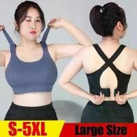 ราคา เสื้อชั้นในกีฬาไซส์ใหญ่สำหรับผู้หญิงที่มีหน้าอกขนาดใหญ่ ประสิทธิภาพสูง ไซส์ S ถึง 5XL ชุดชั้นในสำหรับเลดี้ ฟิตเนส โยคะ เสื้อกล้าม เสื้อวิ่ง (1733298255377827497)