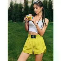 ราคา กางเกงขาสั้นกีฬาสำหรับผู้หญิง แห้งเร็ว กางเกงสปอร์ต วิ่ง ออกกำลังกาย ฟิตเนส โยคะ กางเกงสั้นกีฬา ทรงหลวม ป้องกันแสง (1733699886498415932)