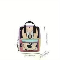 ราคา กระเป๋าเป้ลายการ์ตูนมิกกี้เมาส์ สีชมพูสดใสและสีน้ำเงิน ดีไซน์การ์ตูน มีสายรัดปรับระดับได้ ปิดซิป และกระเป๋าด้านข้าง เหมาะสำหรับการเดินทาง โรงเรียน และใช้ประจำวัน (1732115743493817609)