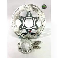 ราคา ยึดรูปแบบเดียวกัน จานโบ้สีเทา จานเบรคแต่ง จานขนาด220มิล (จาน+สเปเซอร์เวฟ/Sonic+น๊อตจาน+น๊อตสเปเซอร์) ชุดจานเวฟ125R/125S/125iบังลม/Sonic (1733901214211605836)