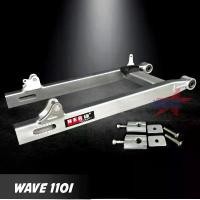 ราคา สวิงอาร์ม WAVE 110I อาร์มกล่อง อาร์มแต่ง สวิงอาร์ม เวฟ มีเนียม พร้อม หางปลาปรับระดับ+บู้ช+น๊อต ครบชุด อาม เกรด A จาน เจาะ กระจก มอเตอร์ไซด์ (1733892646904497313)