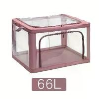 ราคา กล่องเก็บของแบบพับได้ มี 2 ขนาด (50x40x33cm/40x30x20cm) มุมมองที่ชัดเจนรอบด้าน โครงผ้าและโลหะ สีโรส/เขียว/เทา เหมาะสำหรับตู้เสื้อผ้า/ห้องนอน ที่เก็บใต้เตียง [พับเก็บได้] กระสอบ น (1732530705501357198)