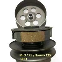 ราคา 5PO(MIO125/MIO125I)ล้อขับสายพานหลัง +ผ้าคลัช+ชามคลัช ชุดใหญ่ รุ่นMIO125/MIO125I/NOUVO135/5P0(ชุดใหญ่) motul กระจก แต่ง มอเตอร์ไซด์ จาน เวฟ สวิตช์ แท้ ดิสเบรค (1733997052815902538)