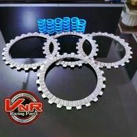 ราคา ชุดครัชเวฟ125 LED2023 แผ่นครัชคุณภาพดีกว่าเนื้อครัชปกติ พร้อมสปริงครัชเเต่ง สำหรับรถเดิมและทำเครื่อง ไฟ สปอร์ตไลท์ น้ํามัน เครื่อง pcx 150 แต่ง แกร์นฟีราโน่ จาน tk 200 m (1733863297832093613)