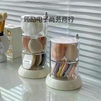 ราคา กล่องเก็บแป้งพัฟหมุนกันฝุ่นสำหรับแป้งอัดแข็งและแป้งพัฟแบบหลวม แบรนด์ Mier ทำจากไม้ไผ่ ดีไซน์โต๊ะเครื่องสำอาง ใช้เป็นที่จัดระเบียบ/ชั้นวาง พร้อมบริการจัดส่งฟรี โปร่งใส (1734207018227762527)