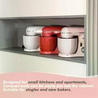 ราคา เครื่องผสมอาหารแบบตั้ง Kitchen in the Box ขนาด 3.5 ควอร์ต พร้อมชามผสมไฟฟ้าขนาดกะทัดรัด 2 ชาม หัวเอียงปรับความเร็วได้ 10 ระดับ ตะขอสำหรับแป้ง ที่ตีแบบแบน และที่ตีไข่ - น้ำหนักเบา (1733998619676084197)