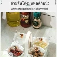ราคา [พร้อมส่ง] ขวดใส่เครื่องปรุง 4ขวด 4ช้อน ขวดพลาสติกกลม แบบพกพา ชุดเครื่องปรุง (1734328499628312555)