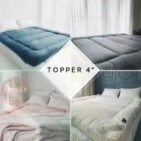 ราคา [COD] [tiktok]Enjoysleeping Topper หนา 4 นิ้ว เบาะรองนอน ท็อปเปอร์ ที่นอน ที่รองนอน แผ่นรองนอน เพิ่มความนุ่ม mattress topper (1734313122160936397)