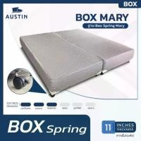 ราคา [PROเตียง+ที่นอน]ที่นอนปีนัง ฐานเตียง ฐานรองเตียงมีล้อ Box Spring Mary ริ้วเทา 3.5/5/6 ฟุต **ส่งฟรีเฉพาะกทม.ปริมณฑล เท่า (1733829548110350148)