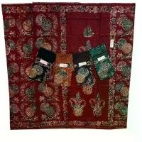 ราคา โสร่งหญิงยี่ห้อ Gelang Super ลายใหม่ ️ ผ้ายาวออินโดนีเซีย บาติก ลายดอกละเอียด ️งานคุณภาพ เกรดพรีเมี่ยม ️ ผ้า1มัดมี5ผืน คละสี ️ ซับน้ำได้ดี ️ สีไม่ตก ️ ผ้าไม่ลื่น ไม่บาง ️ (1733235137472267533)