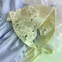 ราคา ผ้าพันคอสามเหลี่ยมสไตล์ฝรั่งเศส หมวก ผ้าพันคอถัก ผ้าคาดศีรษะแบบโปร่ง ผ้าขนหนู สำหรับเด็กผู้หญิง สำหรับการเดินทางฤดูร้อน อุปกรณ์เสริมผม 250723 (1733693313021085143)
