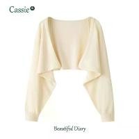 ราคา คาร์ดิแกนถักไหมพรมสำหรับผู้หญิง ฤดูใบไม้ร่วงต้นปี 2026 เสื้อคลุมคู่กับเดรสสายเดี่ยว ผ้าพันคอ แขนทรงค้างคาวสั้น เสื้อคลุมแขนกุดทรงหลวม เสื้อคลุม (1734306921819047090)