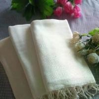 ราคา ผ้าพันคอทอมือสีขาวงาช้าง 42X180ซม. ผ้าสไบสีขาว ผ้าพันคอ (1732291588731734953)