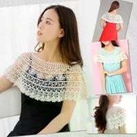 ราคา [ส่งฟรี] ผ้าคลุมไหล่ ลายลูกไม้ เสื้อคลุม ผ้าพันคอ แฟชั่น ยืดยุ่น ระบายอากาศ เกรดพรีเมี่ยม (1733586694200722496)