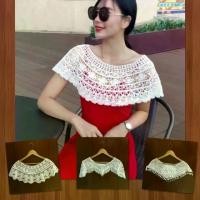 ราคา [จัดส่งทันที] ผ้าคลุมไหล่ ลายลูกไม้ เสื้อคลุม ผ้าพันคอ แฟชั่น ยืดยุ่น ระบายอากาศ เกรดพรีเมี่ยม (1733354565513348665)